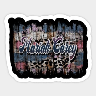 Quotes Name Mariah Flowers Styles Vintage 70s 80s 90s Sticker